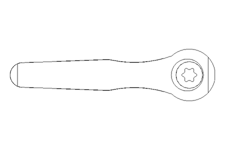 Klemmhebel M12x45 Gr.4 verstellbar