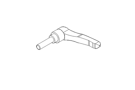 Clamping lever adjustable Size 4 M12x45