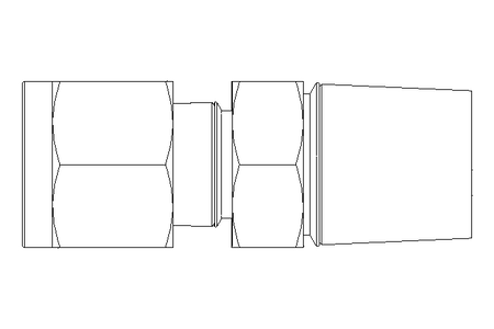 Rohrverschraubung 6 G3/8" Niro