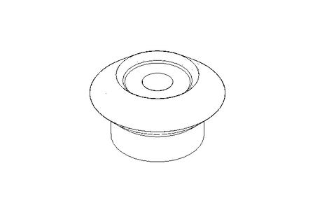 Roue conique M=2,5 Z=16