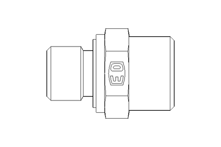 Manchon fileté L 12 R1/4" Niro DIN2353