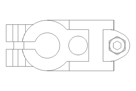 Clip di fissaggio D=20-30 B=40