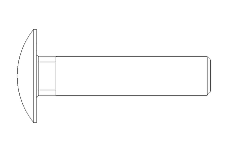 Flachrundschraube M10x45 A2 DIN603