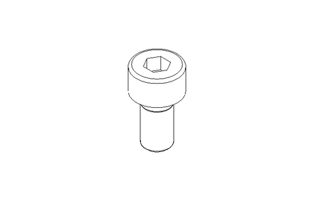 Vis cyl. M4x8 12.9 DIN912-flZn/TL/720h