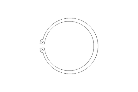 Tear-off ring 130x4 A2 DIN471