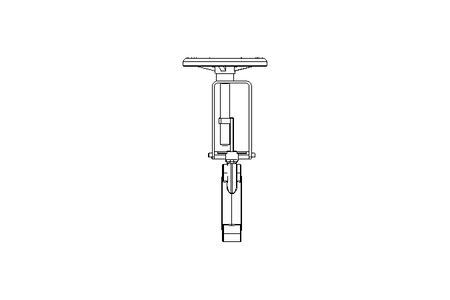 Plattenschieber DN100 PN10 mit Handrad