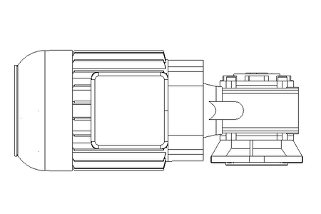 Schneckengetriebemotor 0,55kW 140 1/min