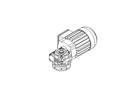 Worm gear motor 0.55kW 140 1/min