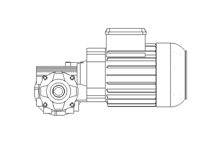 Schneckengetriebemotor 0,55kW 140 1/min