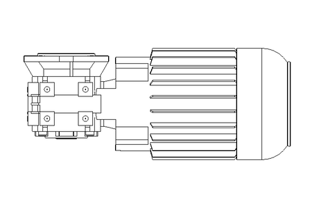 Schneckengetriebemotor 0,55kW 74 1/min