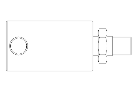 Uniao pneumatica rotativa M10x1-1/8