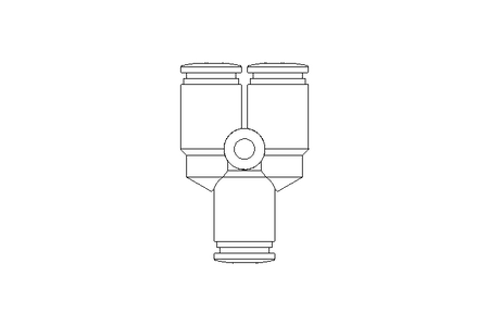 Conexão pneumática em "Y" QSY-4-K-SA