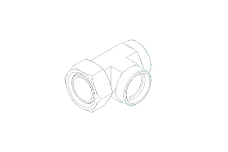 L-connector L 42/42 St ISO8434