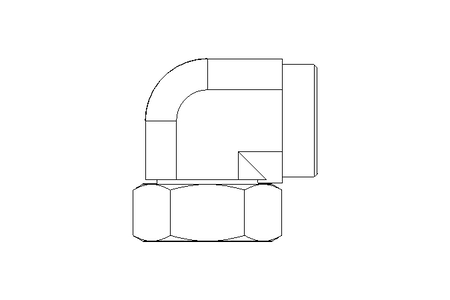 Winkelverschraubung L 42 St ISO8434