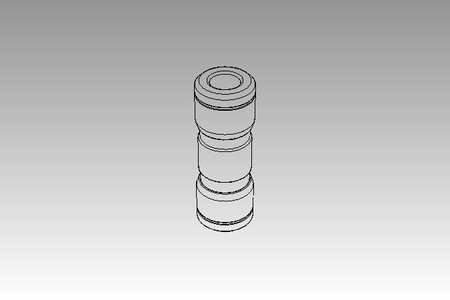 PLUG-IN CONNECTOR D=6/6 (SS)