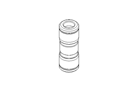 Conexão dupla p/ tubo flexível D=8/8