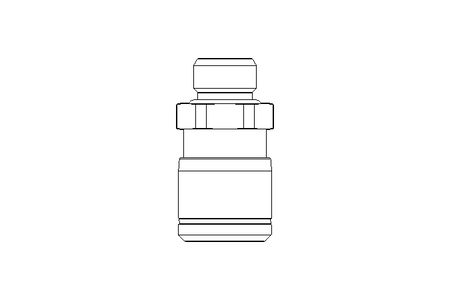 Conexao roscada  G1/8 D=8 (Niro)