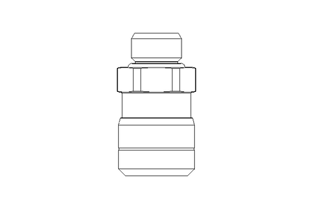 Steckverschraubung G1/4 D 12 Niro