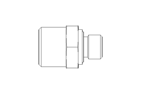 Raccordo a vite L 10 G1/8" St ISO8434