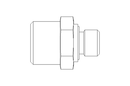 Raccordo a vite L 10 G1/8" St ISO8434