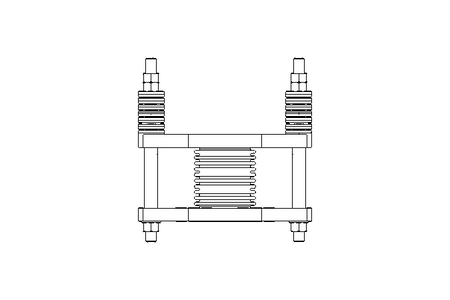 Kompensator DN100 mit Begrenzung