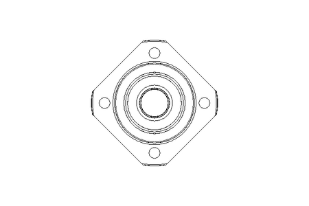 Flange bearing FK 15/52x42