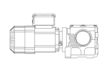 Schneckengetriebemotor 0,37kW 25 1/min