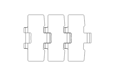 Scharnierbandkette SSC8811B-3,5IN B=88,9