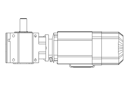 Worm gear motor 0.75kW 20 1/min