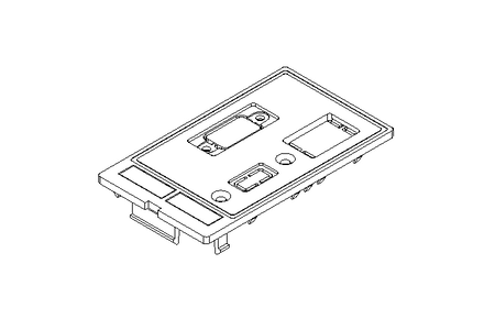 Blindplatte für Datenstecker MSDD