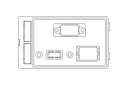 Blindplatte für Datenstecker MSDD