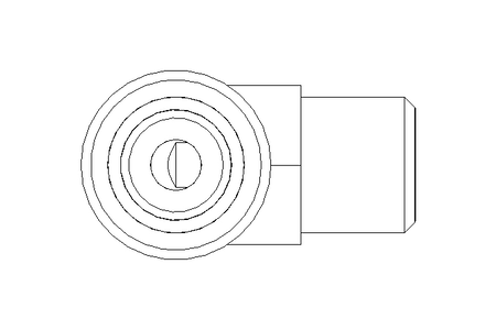 Raccord à vis coudé L 6 G1/8" St-Zn