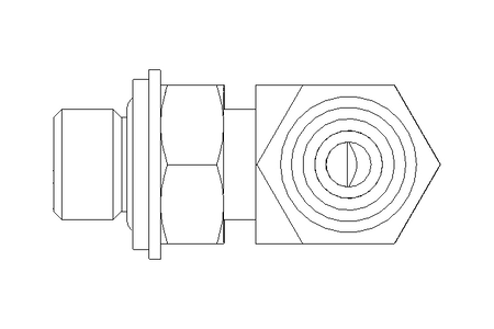 Winkelverschraubung L 6 G1/8" St-Zn