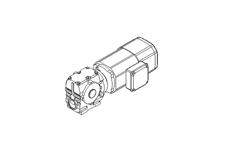 Motor engrenagem sem fim 0,55kW 19 1/min