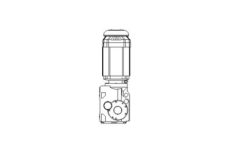 Bevel gear motor 0.55kW 94 1/min