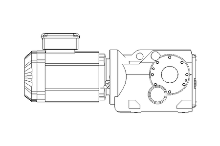 Moteur réducteur 0,55kW 24 1/min