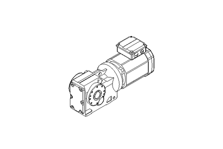 Moteur réducteur 0,55kW 24 1/min