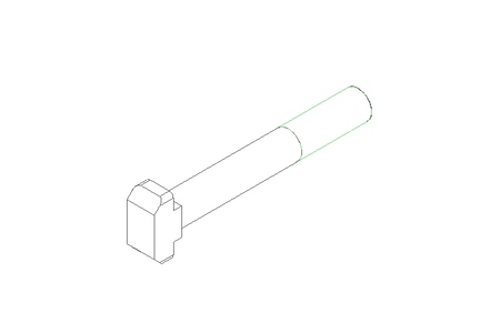 Hammerkopfschraube M10 x 70 A2 DIN 186