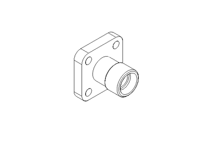 Flange pipe connection L 15 St-Zn