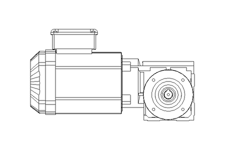 Getriebemotor 0,55kW 88 1/min