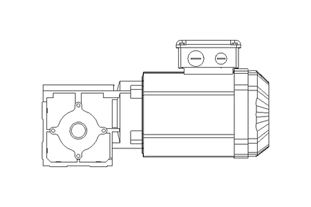 Gear motor 0.55kW 88 1/min