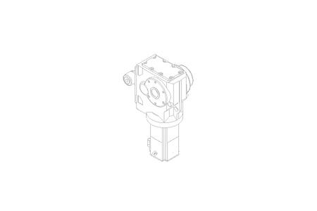 Servo motor de engren. helicoidal 25,5Nm