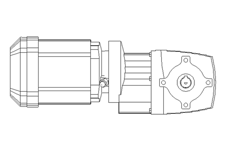 Motoriduttore ortogonale 0,37kW 26 1/min