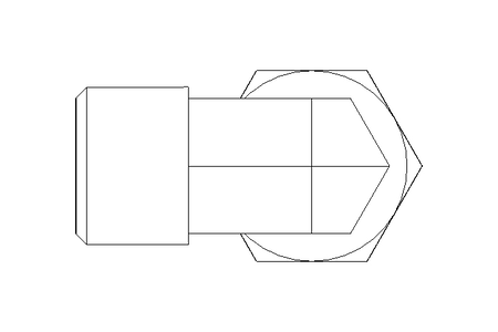 Threaded elbow connector 8 M14x1,5