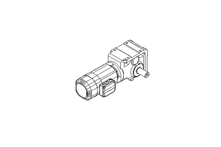 Bevel gear motor 0.6kW 11 1/min