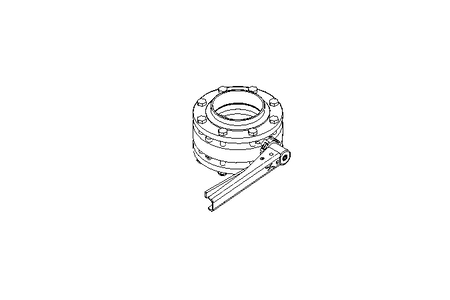 Butterfly valve B DN080 FVF MA V