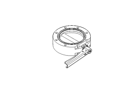 Butterfly valve B DN125 OVO MA F