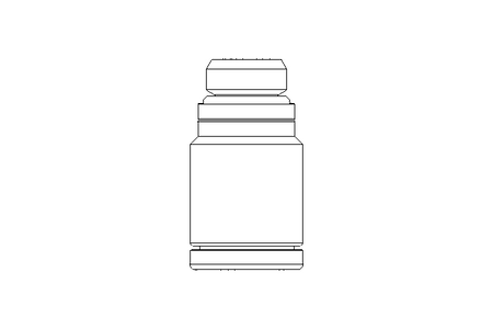 Push-in connector M10x1 D 8 Ms