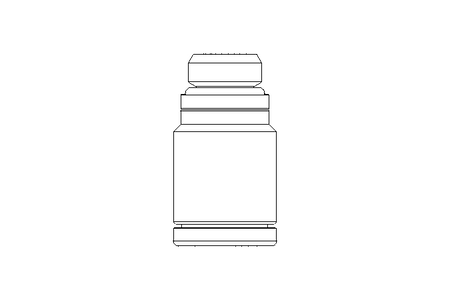 Push-in connector M10x1 D 8 Ms