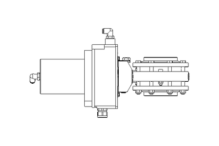 Butterfly valve BR DN080 FVF NC E